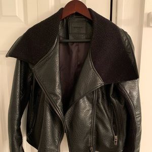 Vegan leather Moto jacket M